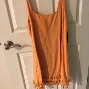 Lulus Orange Sundress
